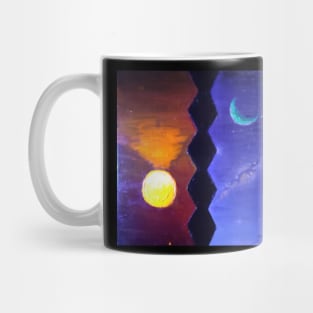 Endless column sun and moon Mug